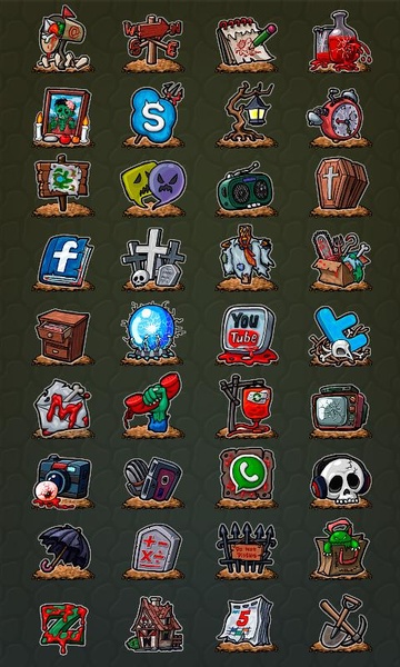 Zombie Night GOLauncher EX Theme - Preview 1