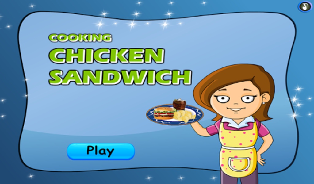 Cooking Chicken Sandwich - Preview 1