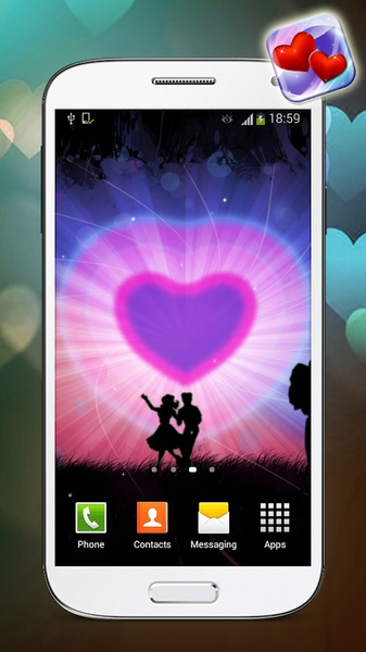 Cute Hearts Live Wallpaper HD - Preview 5