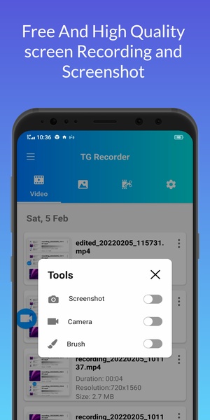 TG Recorder - Screen Recording - Preview 6
