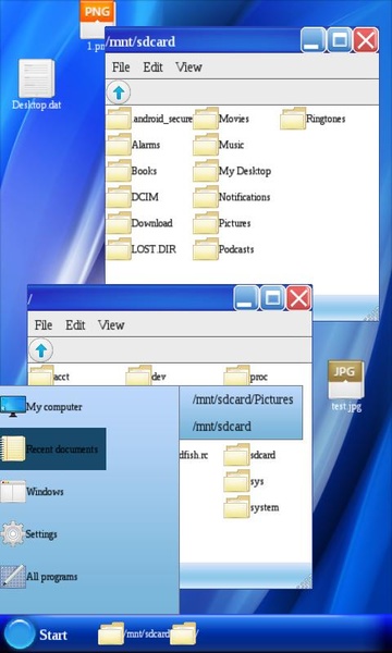 Windows file manager - Preview 1