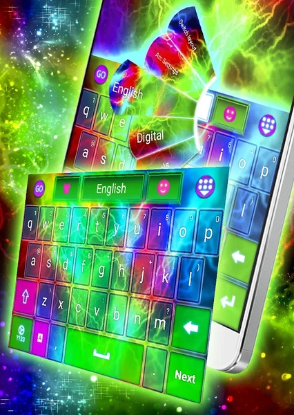 Electric Neon Go Keyboard - Preview 4
