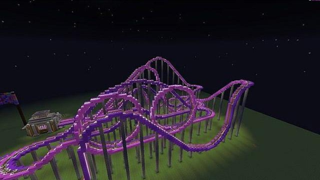 Roller Coaster MCPE map - Preview 5