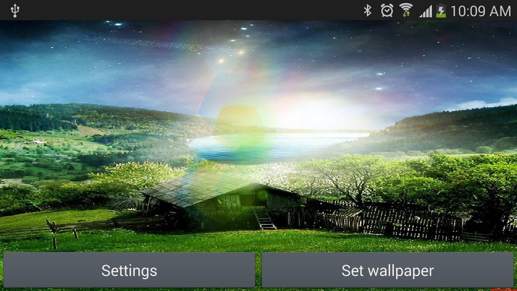 Nature Live Wallpaper Meteors - Preview 3