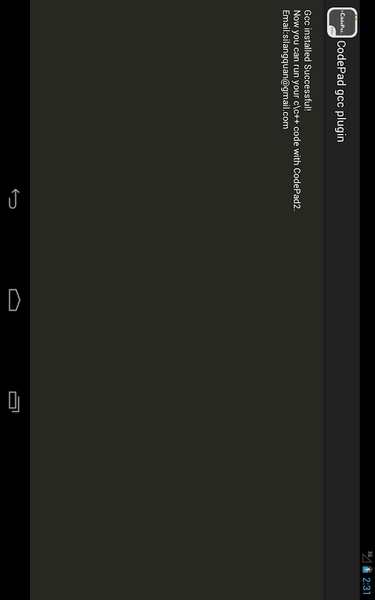CodePad gcc plugin - Preview 1