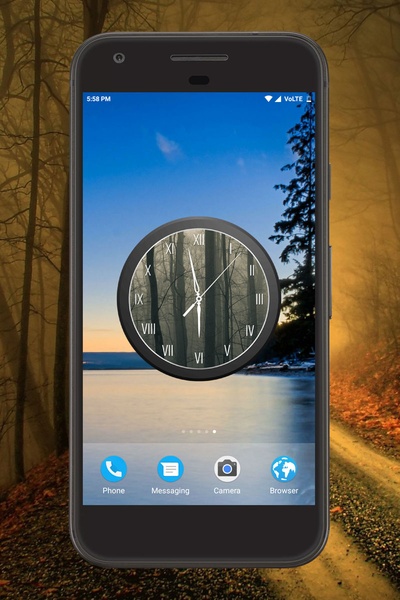 Forest Clock Live Wallpaper - Preview 4