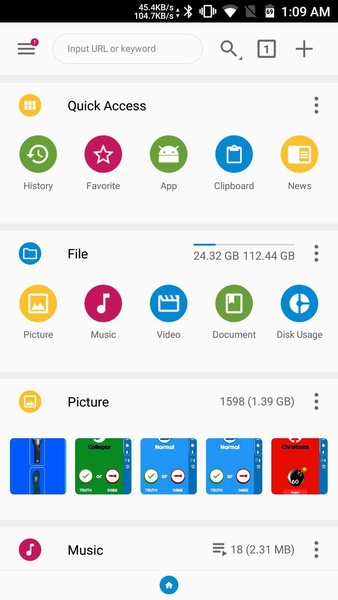 FV File Explorer - Preview 2