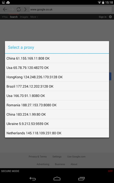 Secure Browser - Preview 2