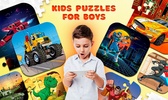 Kids Puzzles for Boys screenshot 10