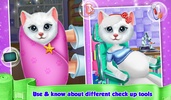 Kitten New Born Doctor Clinic Checkup Game screenshot 2