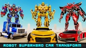 Robot Superhero Car Transform screenshot 1