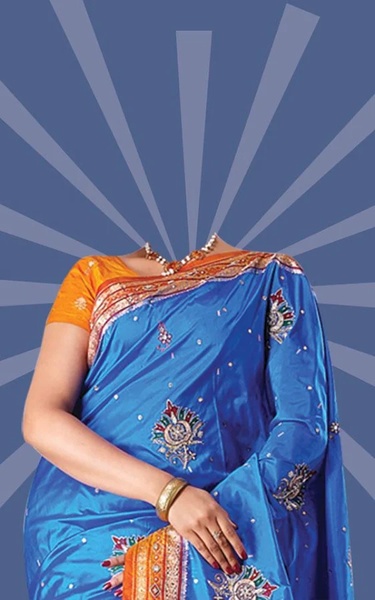 Indian Saree Photo Suit - Preview 2