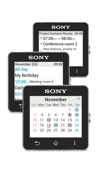 Calendar for smartwatch - Preview 4