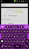 Purple Keyboard GO Theme screenshot 5