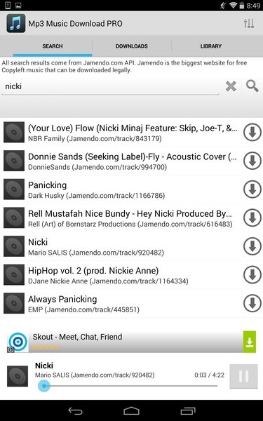 Mp3 Music Download PRO - Preview 1