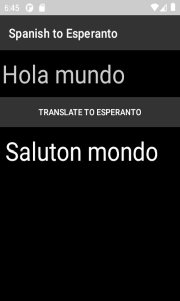 Spanish to Esperanto Translator para Android - Descarga el APK en Uptodown