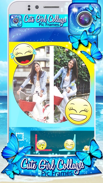 Cute Girl Collages Pic Frames - Preview 8
