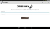 CitizenVPN screenshot 1