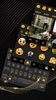 Luxury Golden Black Keyboard T screenshot 1