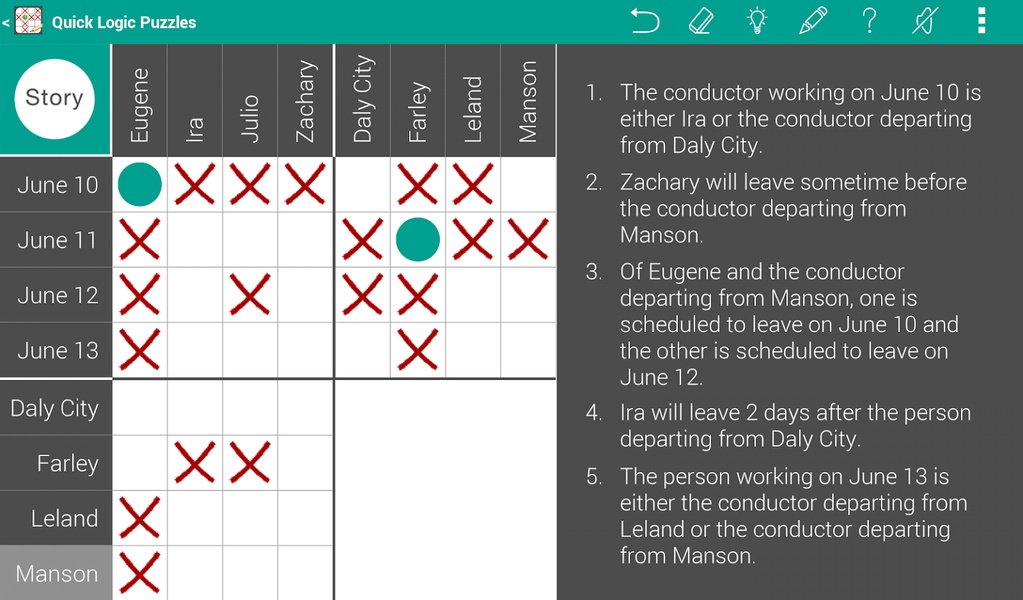 Quick Logic Puzzles - Preview 4