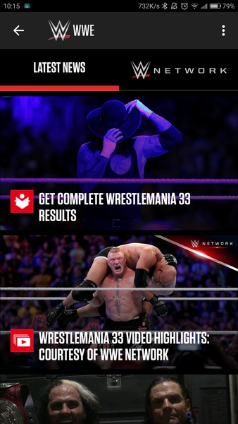 WWE NETWORK for Android Download the APK from Uptodown