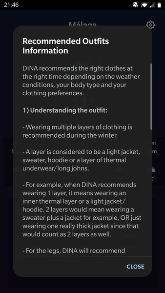 DINA: Personalized Weather - Preview 7
