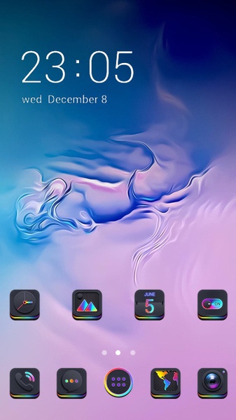 streamer colorful wave theme for REDMI - Preview 3