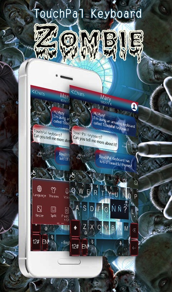 TouchPal SkinPack Zombie - Preview 4