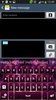 GO Keyboard Pink Black Theme screenshot 2