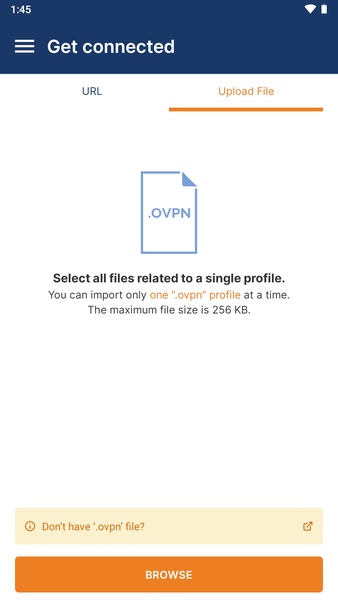 OpenVPN Connect - Preview 2