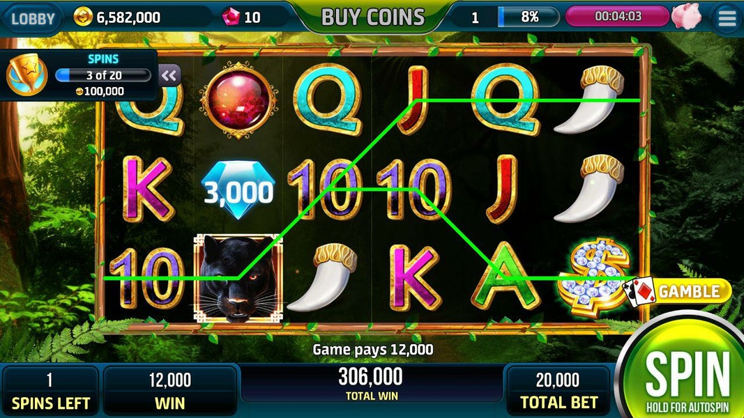 Slots Wolf Magic - FREE Slot Machine Casino Games - Preview 3