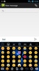 Spheres Blue Emoji Keyboard screenshot 4