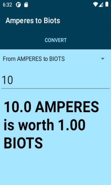 Amperes to Biots converter - Preview 4