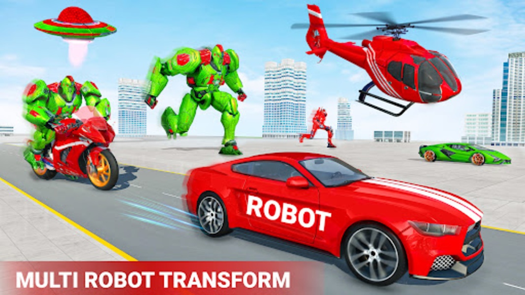 Helicopter Robot Car Game - Preview 3