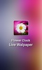 Flower Clock Live Wallpaper screenshot 1