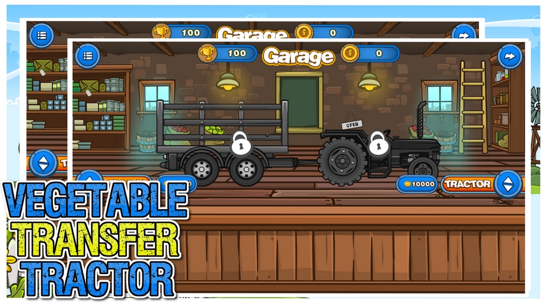 Vegetable Transfer Tractor - Preview 2