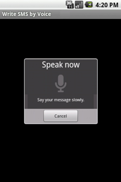 Write SMS by Voice LITE - Preview 2