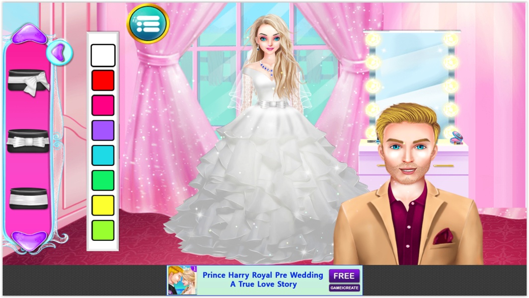 Royal Wedding Dress Up Game