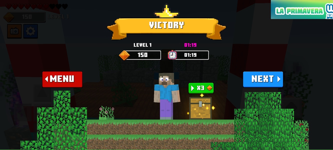 Craft Parkour: 3D Blocky Race - Preview 6