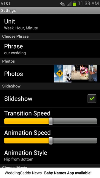 Wedding Countdown Widget - Preview 2
