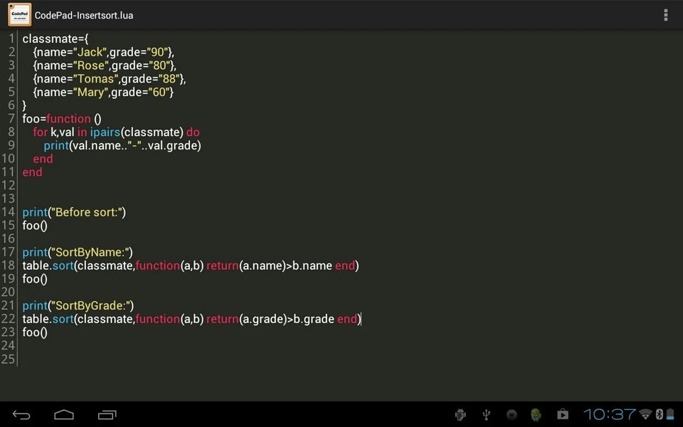 CodePad lite - Preview 3