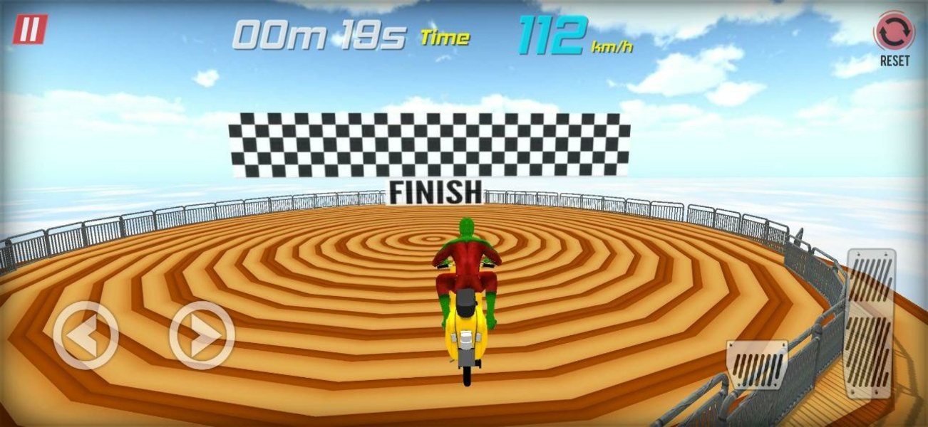 Jogo de moto do homem aranha, corrida de moto com obstáculos dos super  heróis, simulador de moto 