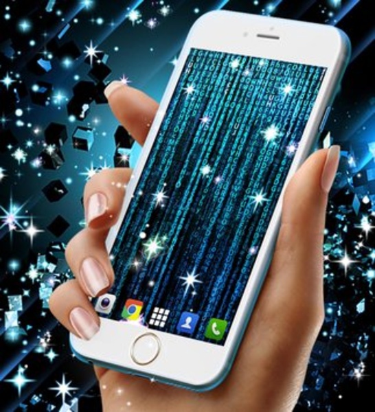 Blue tech live wallpaper - Preview 4