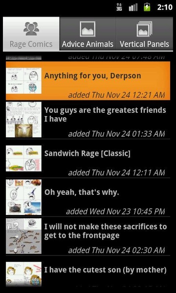 Rage Comic Viewer - Preview 3