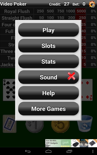 Video Poker Play Poker Offline for Android - Free App Download