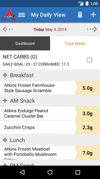 Atkins Carb Tracker - Preview 5