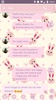 SMS Messages Rabbit Pink Theme screenshot 7