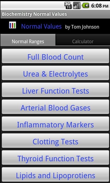 Biochemistry Normal Values - Preview 2