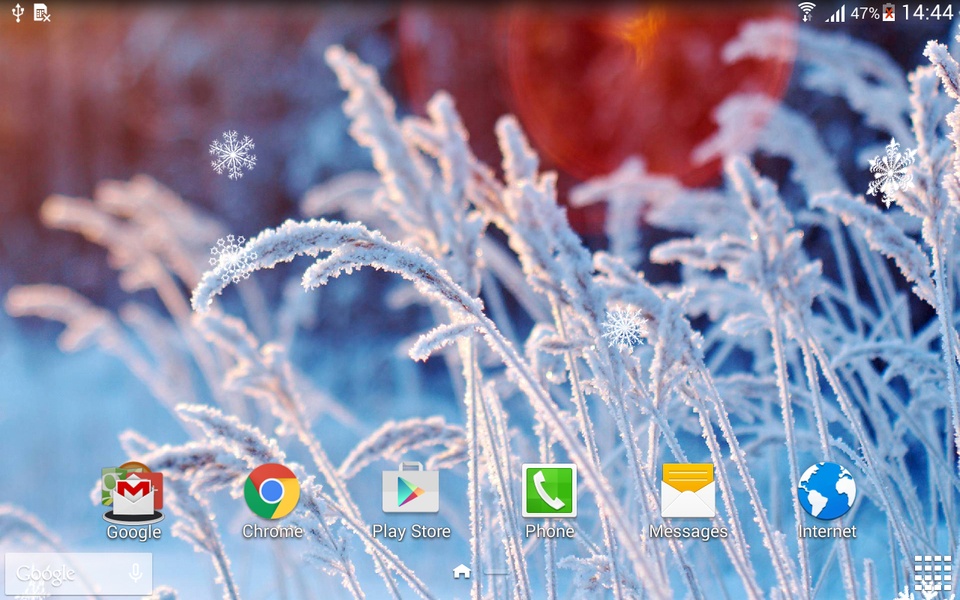 Frozen Flowers Live Wallpaper - Preview 1