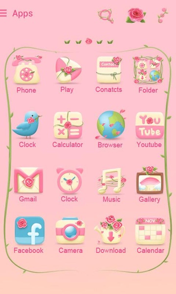 butterfly fairy GOLauncher EX Theme - Preview 4